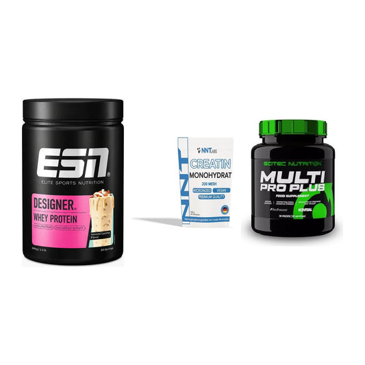 Einsteiger-Set: ESN Designer + NNT Creatin + Scitec Multi Pro – alle enthaltenen Artikel