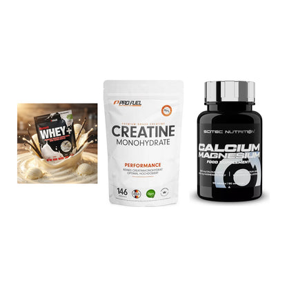 Einsteiger-Set: Sinob Honest + ProFuel Creatine + Scitec Calcium – alle enthaltenen Artikel
