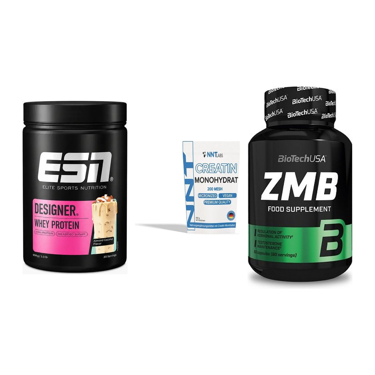 Einsteiger-Set: ESN Designer + NNT Creatin + BioTech ZMB – alle enthaltenen Artikel