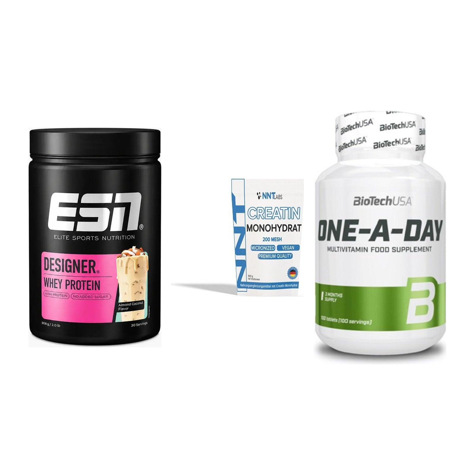 Einsteiger-Set: ESN Designer + NNT Creatin + BioTech One A – alle enthaltenen Artikel