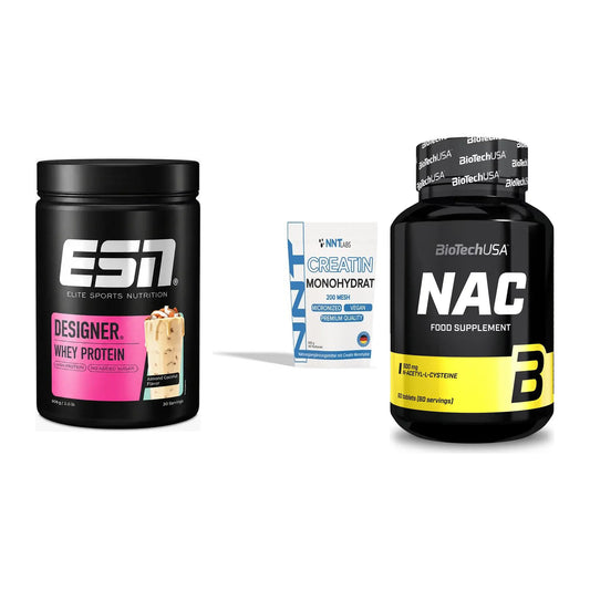 Einsteiger-Set: ESN Designer + NNT Creatin + BioTech NAC – alle enthaltenen Artikel