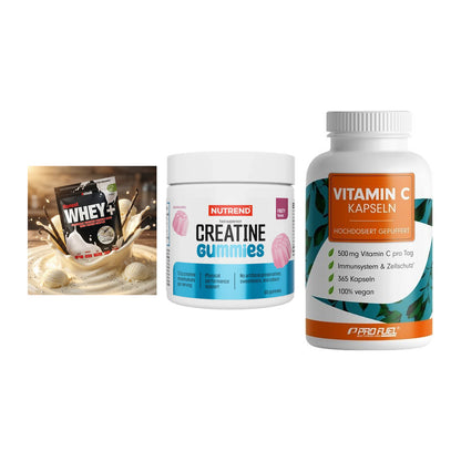 Einsteiger-Set: Sinob Honest + Nutrend Creatine + ProFuel Vitamin – alle enthaltenen Artikel