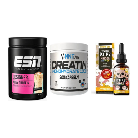 Einsteiger-Set: ESN Designer + NNT Creatin 1000 + ProFuel VITAMIN – alle enthaltenen Artikel