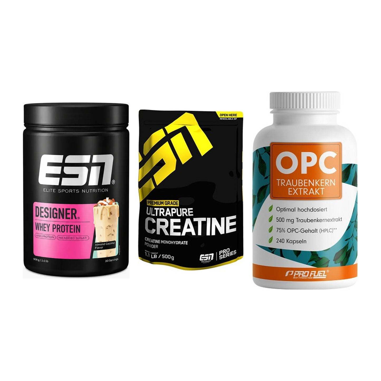 Einsteiger-Set: ESN Designer + ESN Ultrapure + ProFuel OPC – alle enthaltenen Artikel