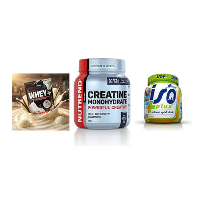 Einsteiger-Set: Sinob Honest + Nutrend Creatine + Olimp Iso Plus – alle enthaltenen Artikel