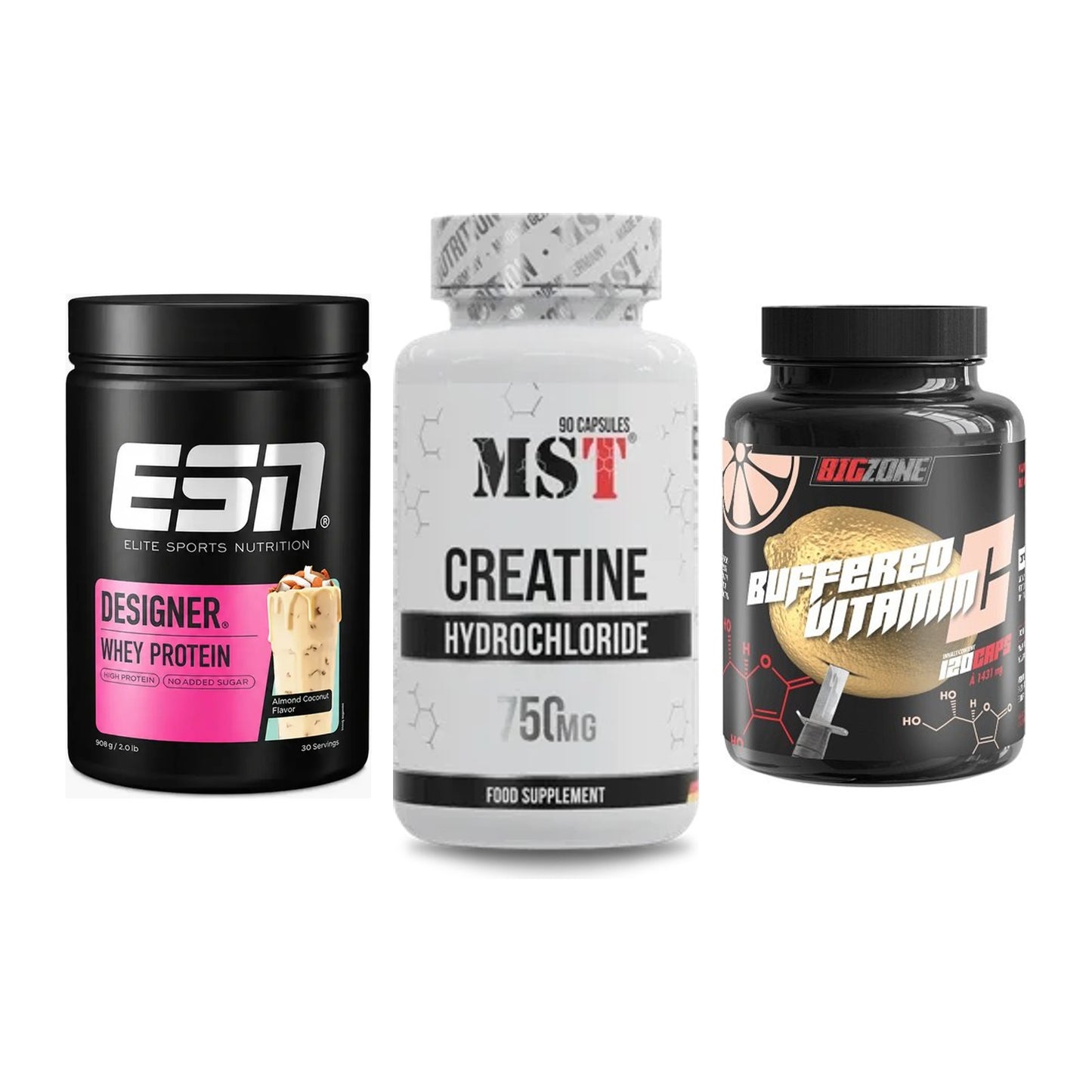 Einsteiger-Set: ESN Designer + MST Creatin HCL + Big Zone Buffere – alle enthaltenen Artikel