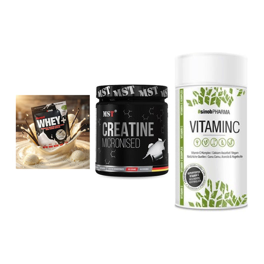 Einsteiger-Set: Sinob Honest + MST Creatin + Sinob Vitamin C – alle enthaltenen Artikel