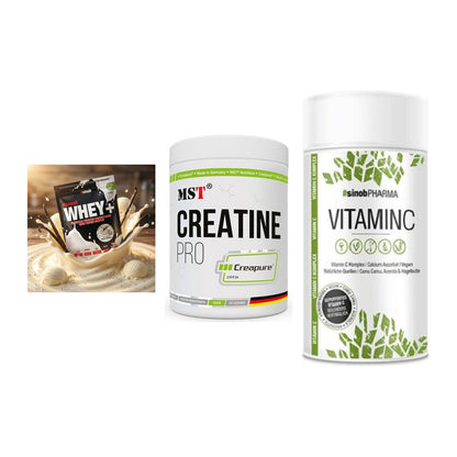 Einsteiger-Set: Sinob Honest + MST Creatin Pro + Sinob Vitamin C – alle enthaltenen Artikel