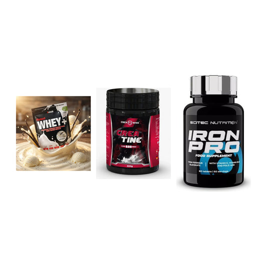 Einsteiger-Set: Sinob Honest + CREASWISS + Scitec Iron Pro – alle enthaltenen Artikel
