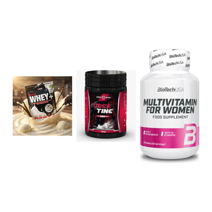 Einsteiger-Set: Sinob Honest + CREASWISS + BioTech Multivit – alle enthaltenen Artikel