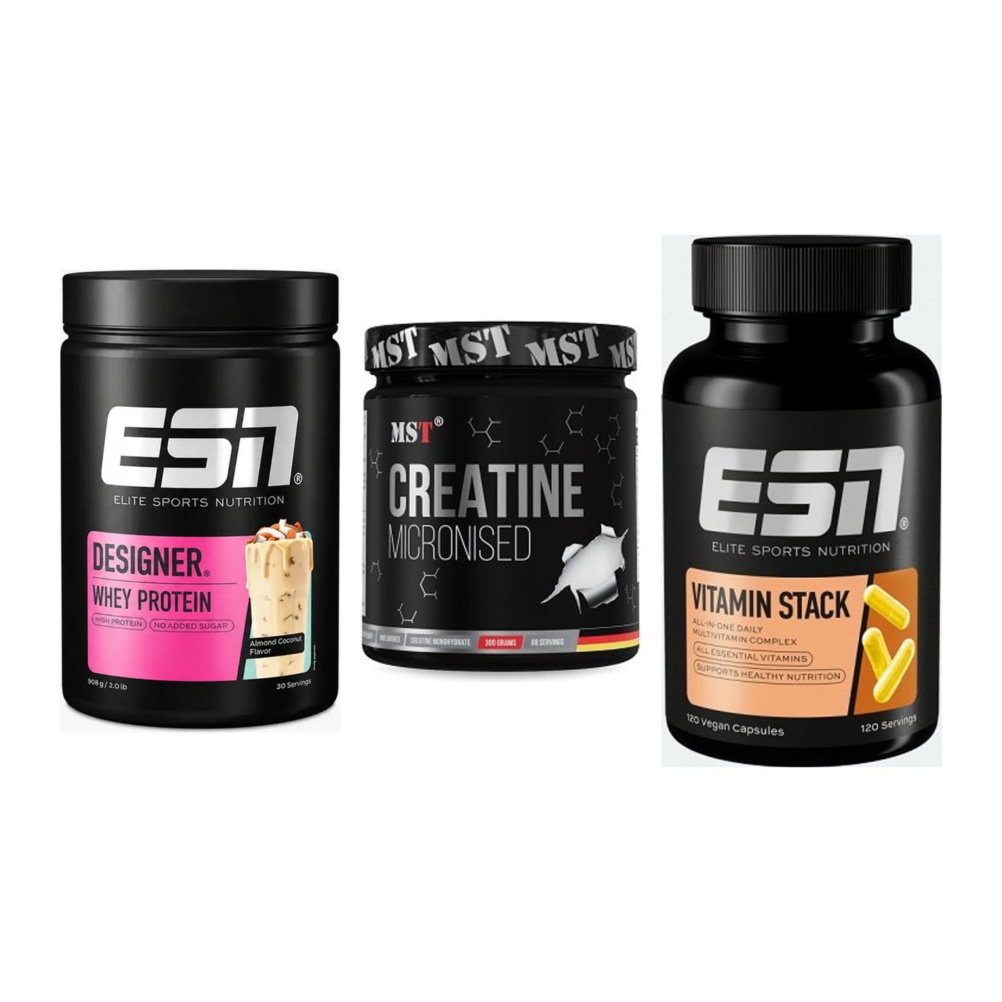 Einsteiger-Set: ESN Designer + MST Creatin + ESN Vitamin – alle enthaltenen Artikel