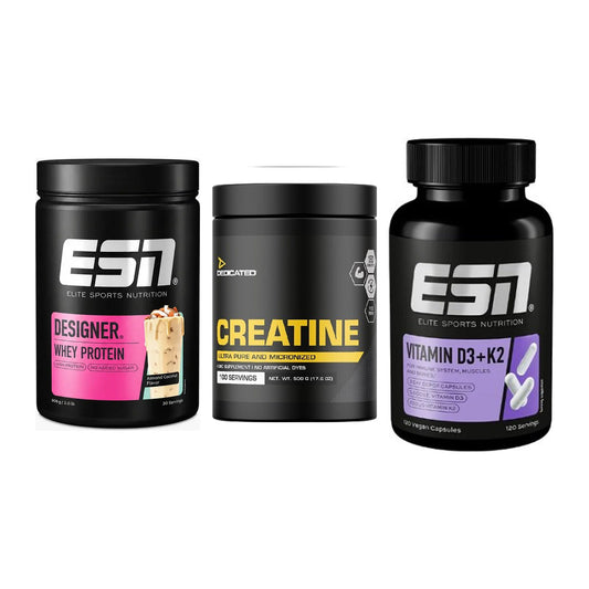 Einsteiger-Set: ESN Designer + Dedicated + ESN Vitamin D3 – alle enthaltenen Artikel
