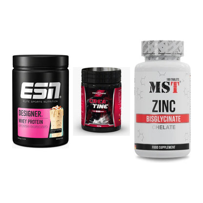 Einsteiger-Set: ESN Designer + CREASWISS + MST Zinc Chelate – alle enthaltenen Artikel