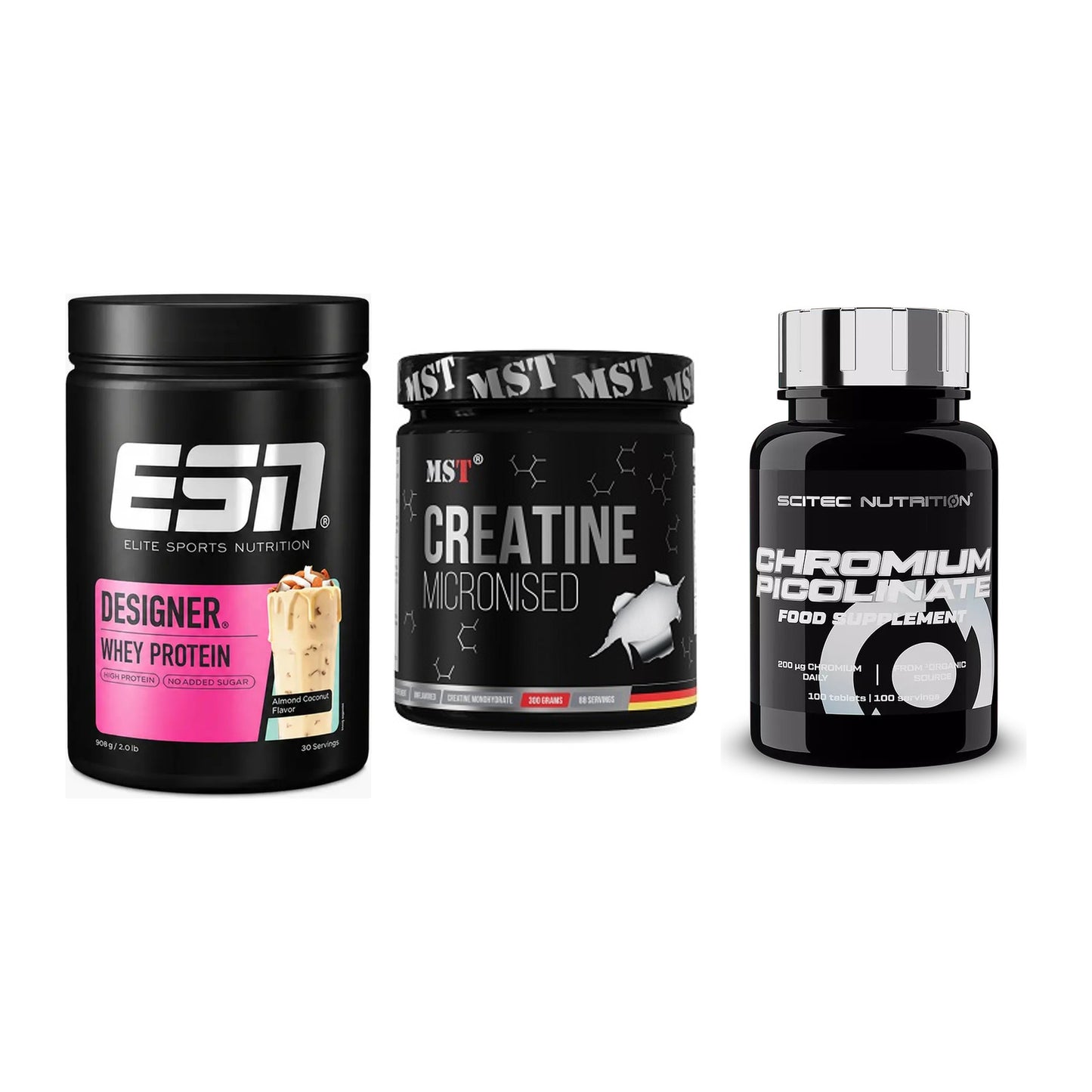 Einsteiger-Set: ESN Designer + MST Creatin + Scitec Chromium – alle enthaltenen Artikel