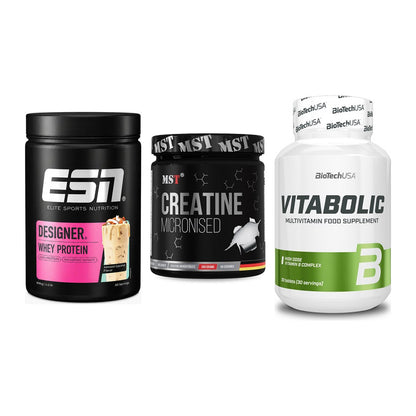 Einsteiger-Set: ESN Designer + MST Creatin + BioTech Vitaboli – alle enthaltenen Artikel
