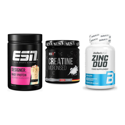 Einsteiger-Set: ESN Designer + MST Creatin + BioTech Zinc Duo – alle enthaltenen Artikel