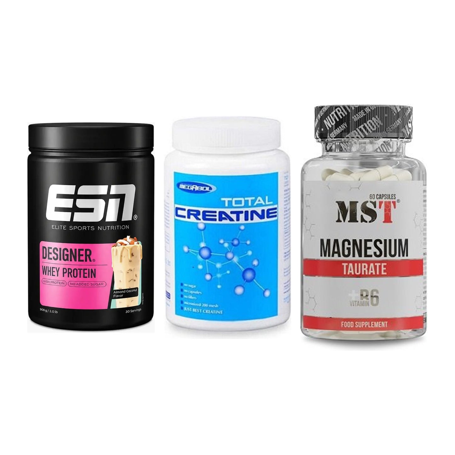Einsteiger-Set: ESN Designer + Megabol Total + MST Magnesium – alle enthaltenen Artikel