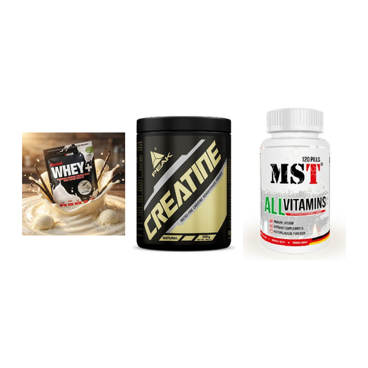 Einsteiger-Set: Sinob Honest + Peak Creatin + MST All Vitamins – alle enthaltenen Artikel