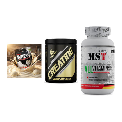 Einsteiger-Set: Sinob Honest + Peak Creatin + MST All Vitamins – alle enthaltenen Artikel