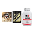 Einsteiger-Set: Sinob Honest Whey+ + Peak Creatin Powder + MST Niacin – alle enthaltenen Artikel