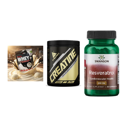Einsteiger-Set: Sinob Honest + Peak Creatin + Swanson Resverat – alle enthaltenen Artikel