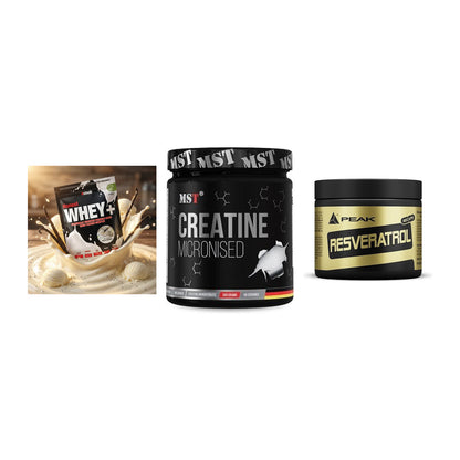 Einsteiger-Set: Sinob Honest + MST Creatin + Peak Resveratrol – alle enthaltenen Artikel