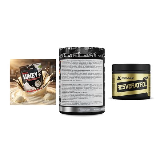 Einsteiger-Set: Sinob Honest + MST Creatin + Peak Resveratrol – alle enthaltenen Artikel