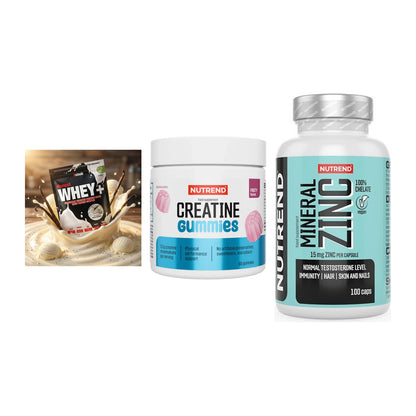 Einsteiger-Set: Sinob Honest + Nutrend Creatine + Nutrend Zinc – alle enthaltenen Artikel