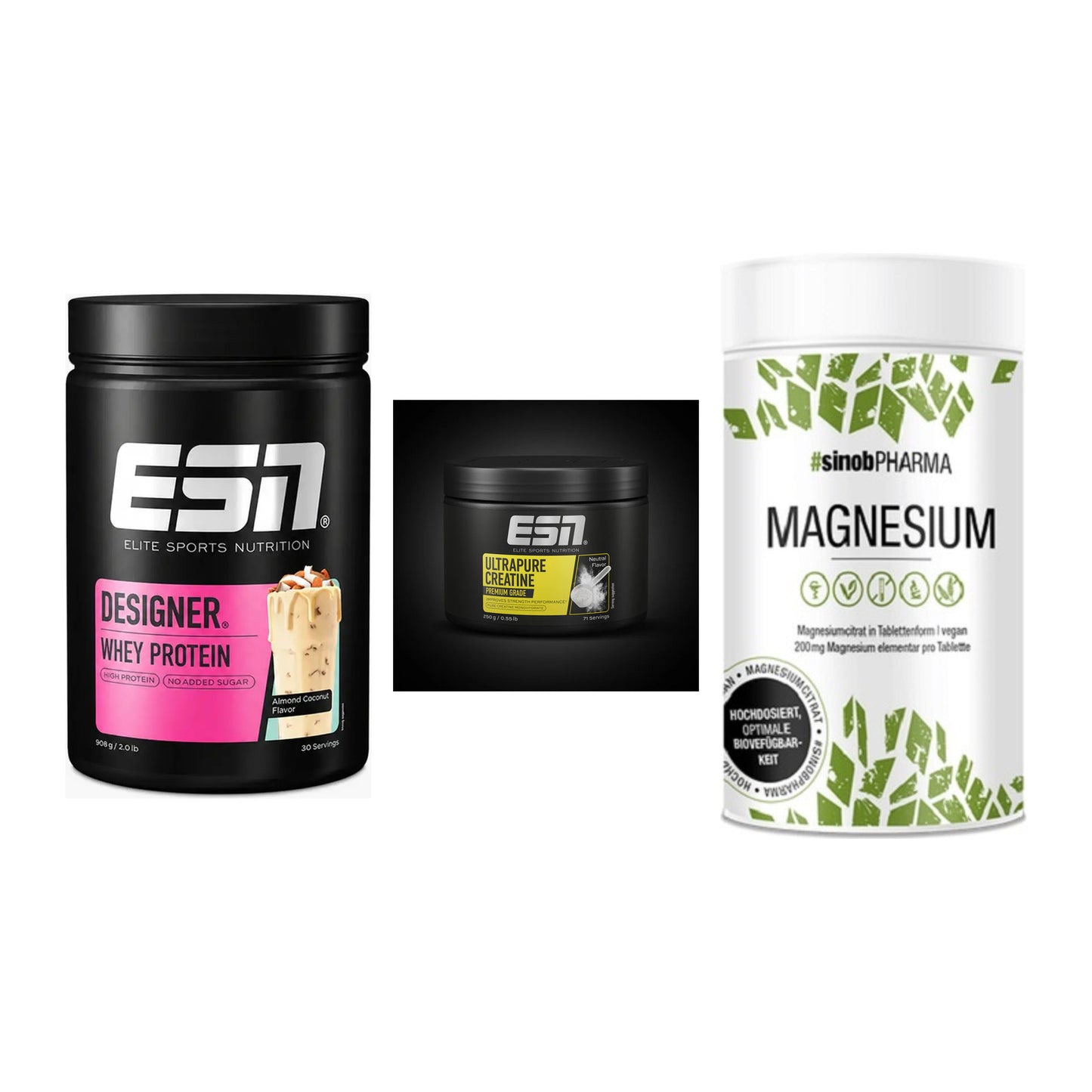 Einsteiger-Set: ESN Designer + ESN Ultrapure + Sinob Magnesium – alle enthaltenen Artikel