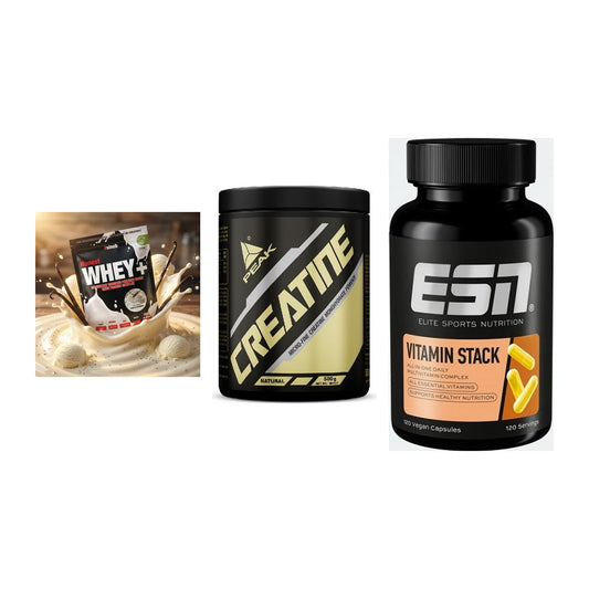 Einsteiger-Set: Sinob Honest + Peak Creatin + ESN Vitamin – alle enthaltenen Artikel