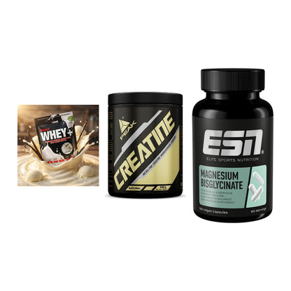 Einsteiger-Set: Sinob Honest + Peak Creatin + ESN Magnesium – alle enthaltenen Artikel