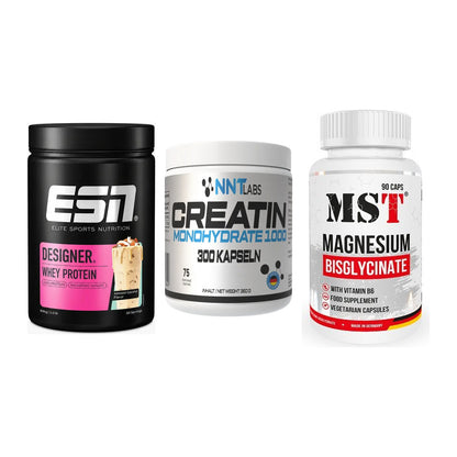 Einsteiger-Set: ESN Designer + NNT Creatin 1000 + MST Magnesium – alle enthaltenen Artikel