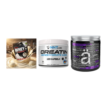 Einsteiger-Set: Sinob Honest + NNT Creatin 1000 + Nanosupps Hype – alle enthaltenen Artikel