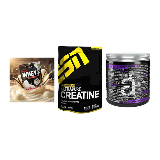 Einsteiger-Set: Sinob Honest + ESN Ultrapure + Nanosupps Hype – alle enthaltenen Artikel
