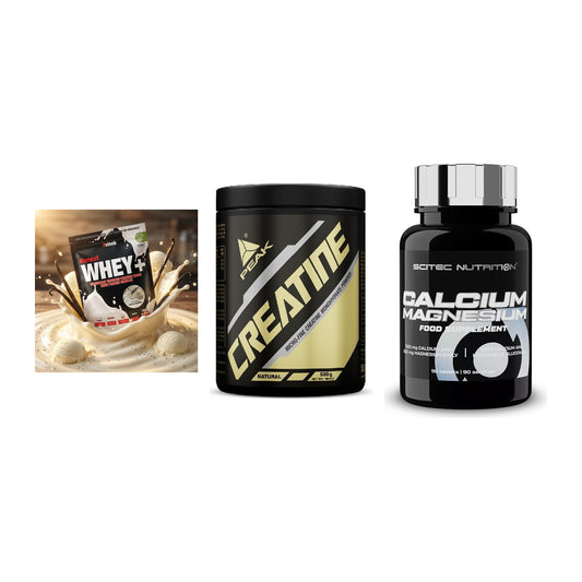 Einsteiger-Set: Sinob Honest + Peak Creatin + Scitec Calcium – alle enthaltenen Artikel