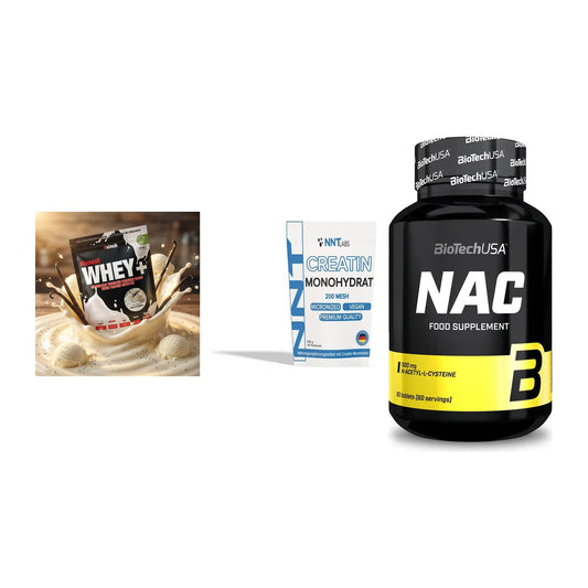 Einsteiger-Set: Sinob Honest + NNT Creatin + BioTech NAC – alle enthaltenen Artikel
