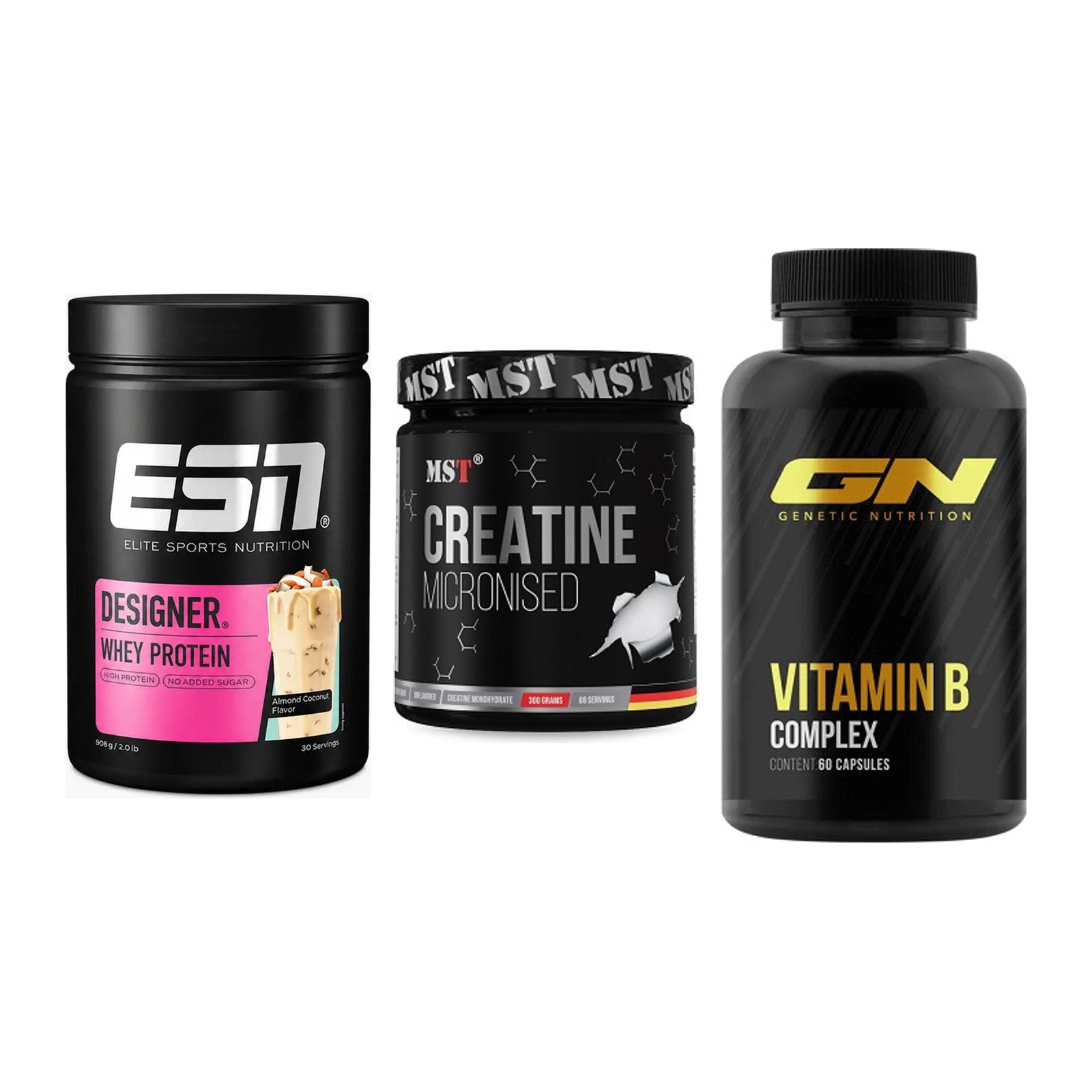 Einsteiger-Set: ESN Designer + MST Creatin + GN Vitamin – alle enthaltenen Artikel