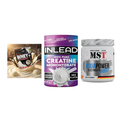 Einsteiger-Set: Sinob Honest + INLEAD Creatine + MST Aqua Power – alle enthaltenen Artikel
