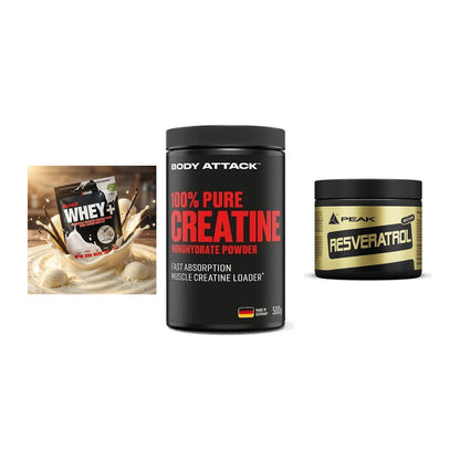 Einsteiger-Set: Sinob Honest + Body Attack 100% + Peak Resveratrol – alle enthaltenen Artikel