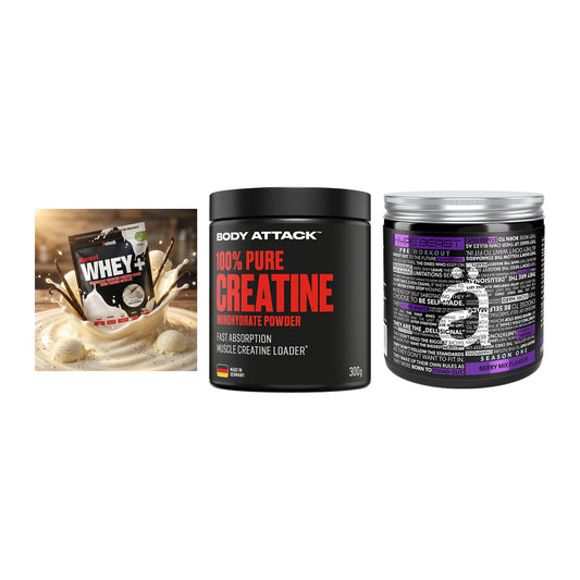 Einsteiger-Set: Sinob Honest + Body Attack 100% + Nanosupps Hype – alle enthaltenen Artikel
