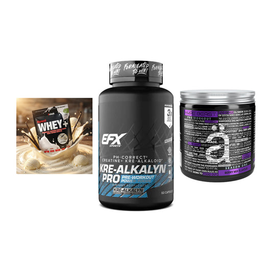 Einsteiger-Set: Sinob Honest + EFX Kre-Alkalyn + Nanosupps Hype – alle enthaltenen Artikel