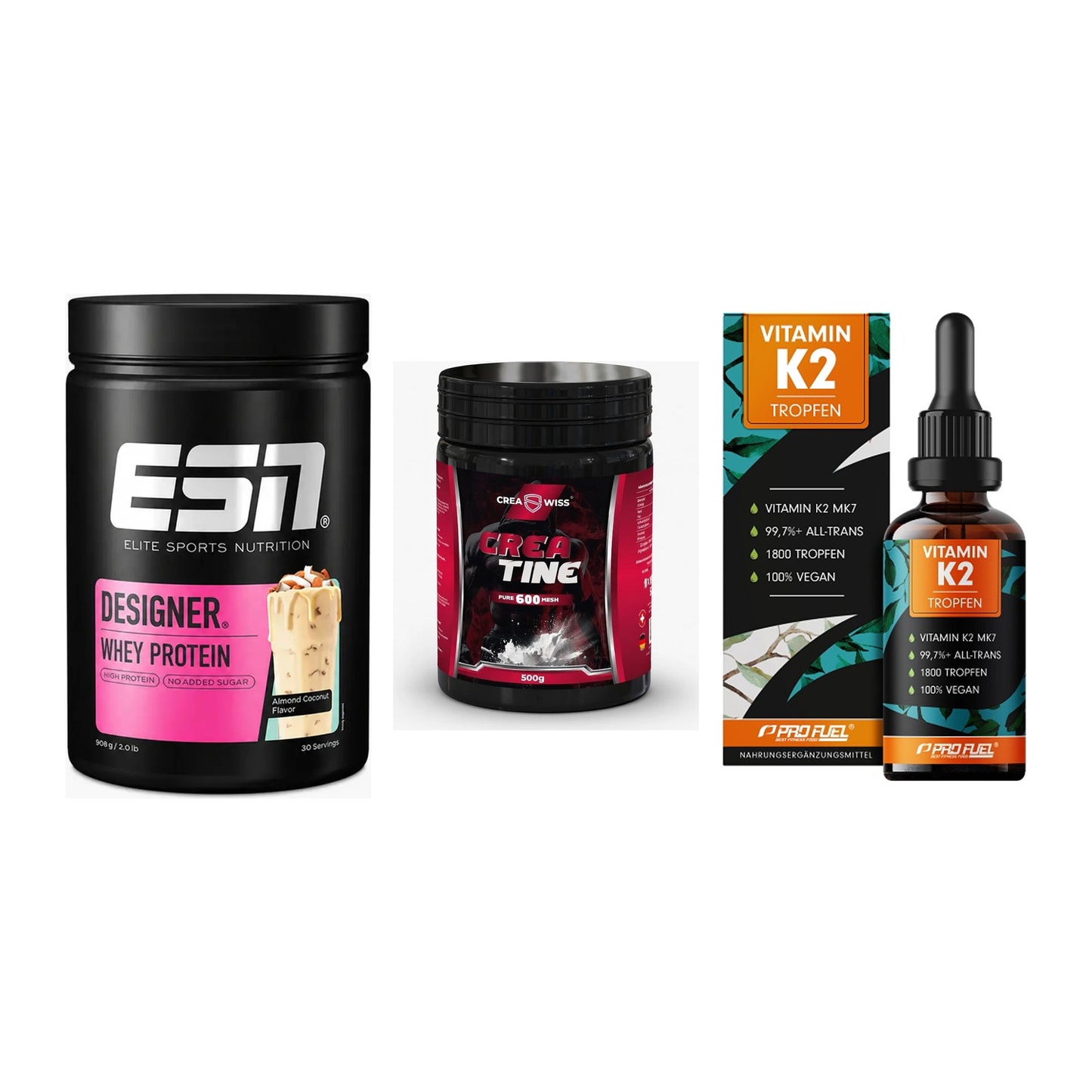 Einsteiger-Set: ESN Designer + CREASWISS + ProFuel Vitamin – alle enthaltenen Artikel