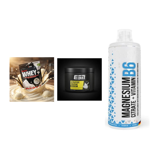Einsteiger-Set: Sinob Honest + ESN Ultrapure + MST Magnesium B6 – alle enthaltenen Artikel