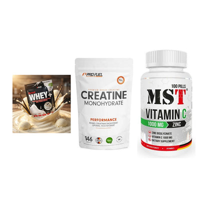 Einsteiger-Set: Sinob Honest + ProFuel Creatine + MST Vitamin C – alle enthaltenen Artikel