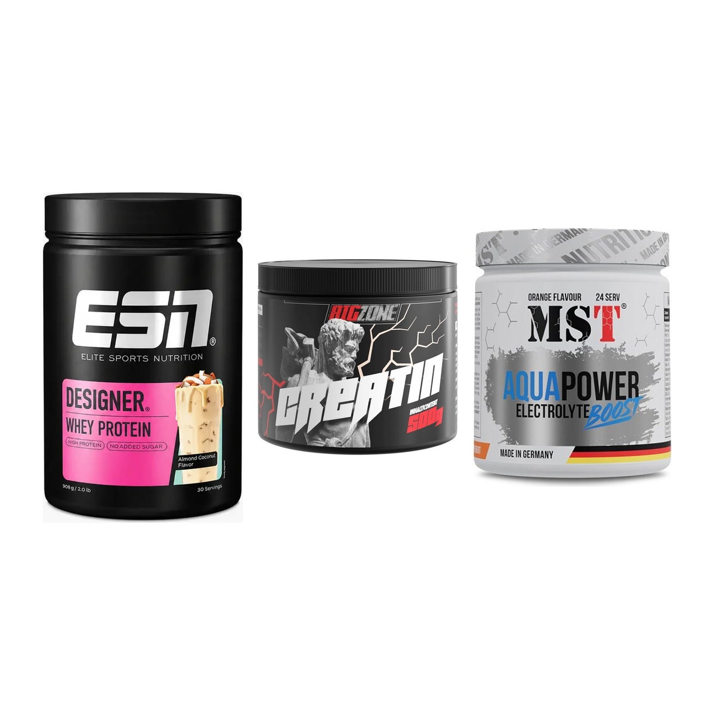 Einsteiger-Set: ESN Designer + Big Zone Creatin + MST Aqua Power – alle enthaltenen Artikel