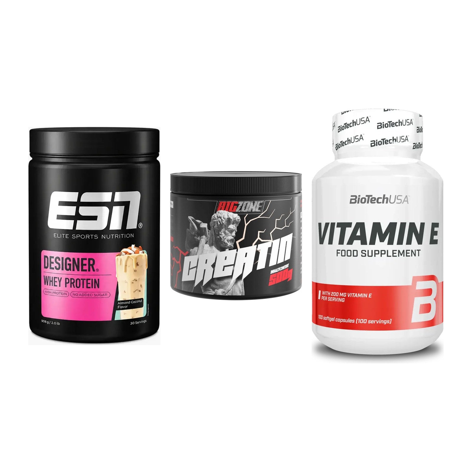 Einsteiger-Set: ESN Designer + Big Zone Creatin + BioTech Vitamin – alle enthaltenen Artikel
