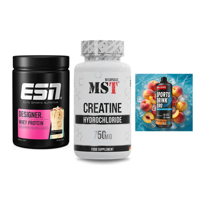 Einsteiger-Set: ESN Designer + MST Creatin HCL + Body Attack – alle enthaltenen Artikel