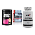 Einsteiger-Set: ESN Designer + Nutrend Creatine + MST Tryptophan – alle enthaltenen Artikel