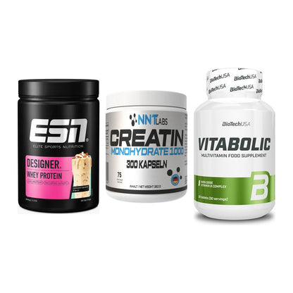 Einsteiger-Set: ESN Designer + NNT Creatin 1000 + BioTech Vitaboli – alle enthaltenen Artikel