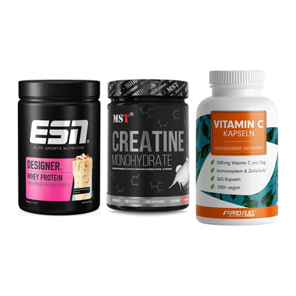 Einsteiger-Set: ESN Designer + MST Creatin + ProFuel Vitamin – alle enthaltenen Artikel